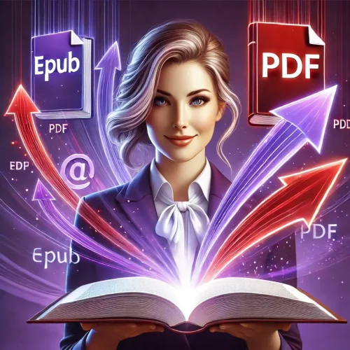 EPUB को PDF में कैसे बदलें, उदाहरण
