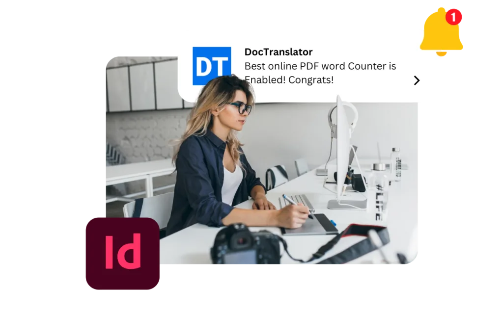InDesign үгийн тоо