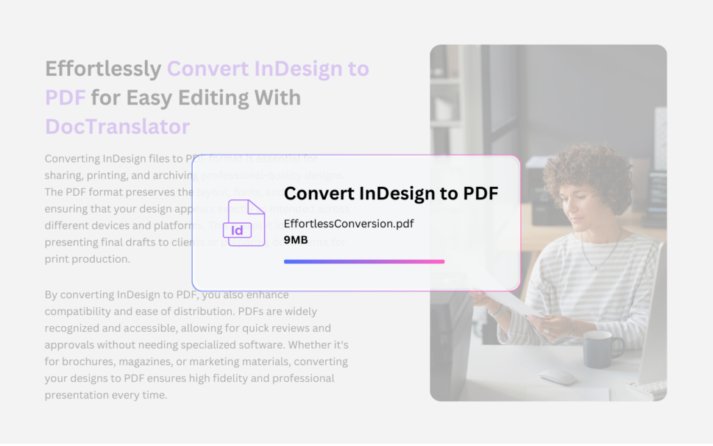 Conversor do InDesign para PDF