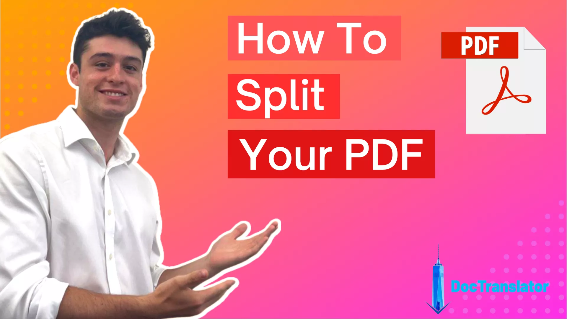 Split PDF – Coupeur de PDF en ligne gratuit