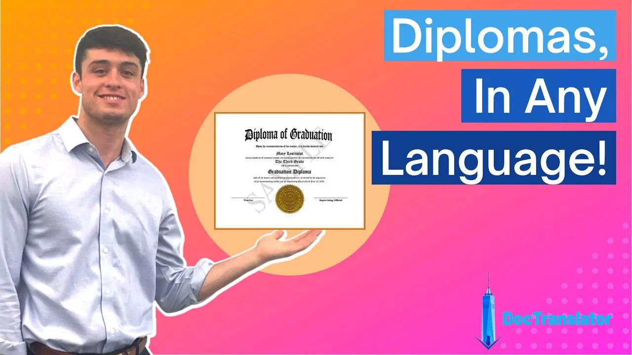 Diplomoversettelsestjenester – sertifiserte oversettelser