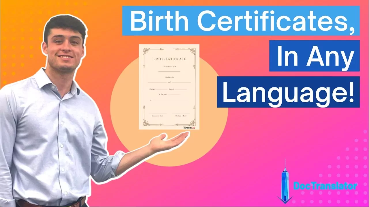 Traducerea certificatului de naștere – Traduceri certificate