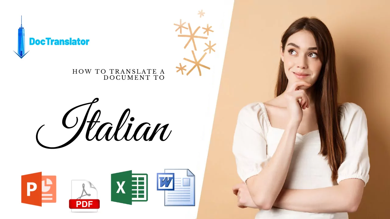 Translate PDF to Italian – Expert Linguists
