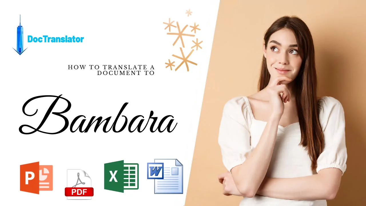 Traduzir PDF para Bambara