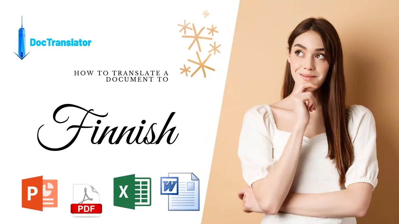 Przetłumacz PDF na fiński