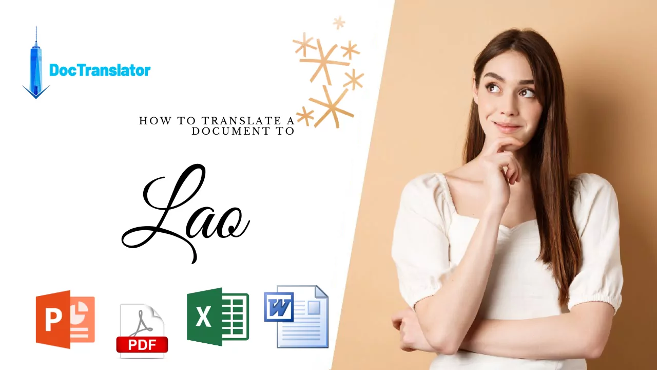 Translate PDF to Lao