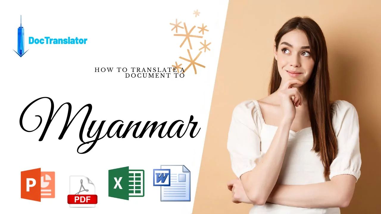 PDF ins Myanmarische übersetzen