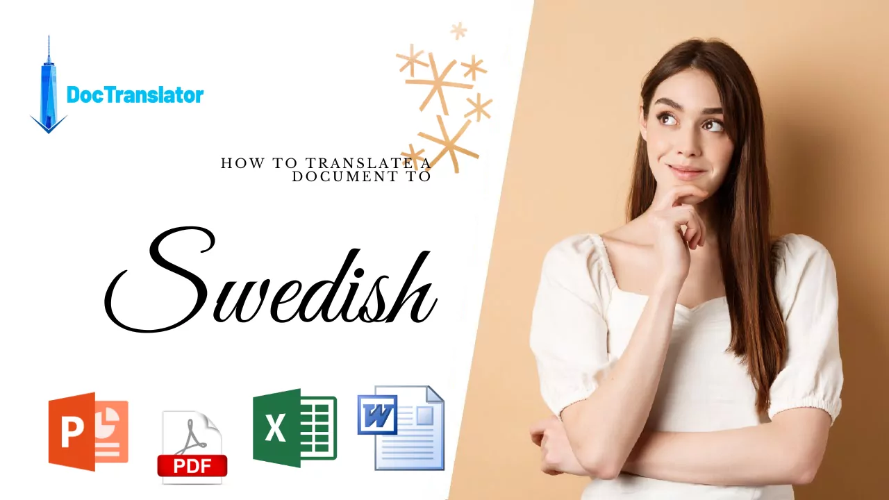 תרגם PDF לשוודית