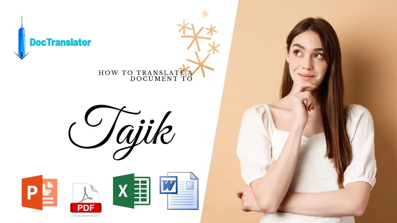 Przetłumacz PDF na tadżycki