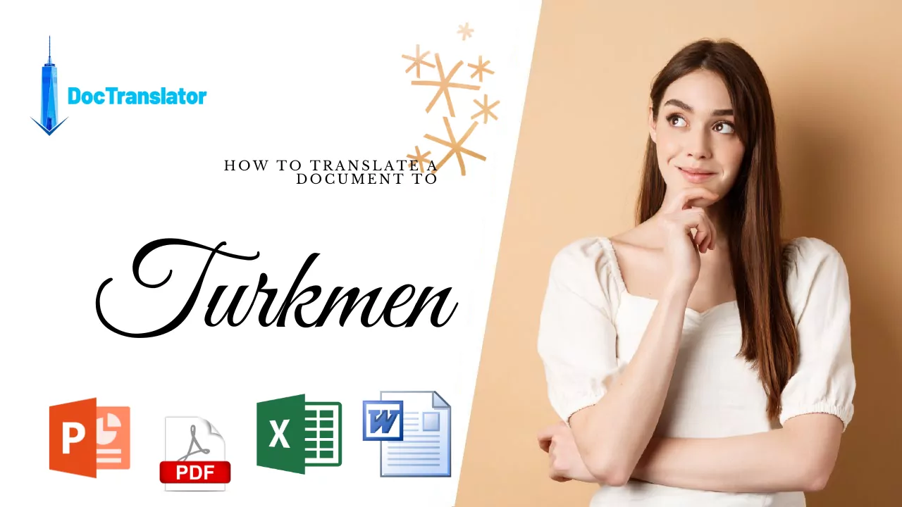 Перевести PDF на туркменский