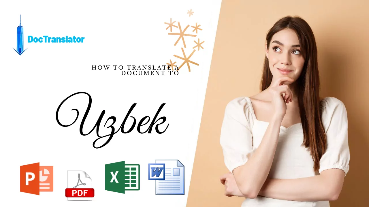 Przetłumacz PDF na uzbecki