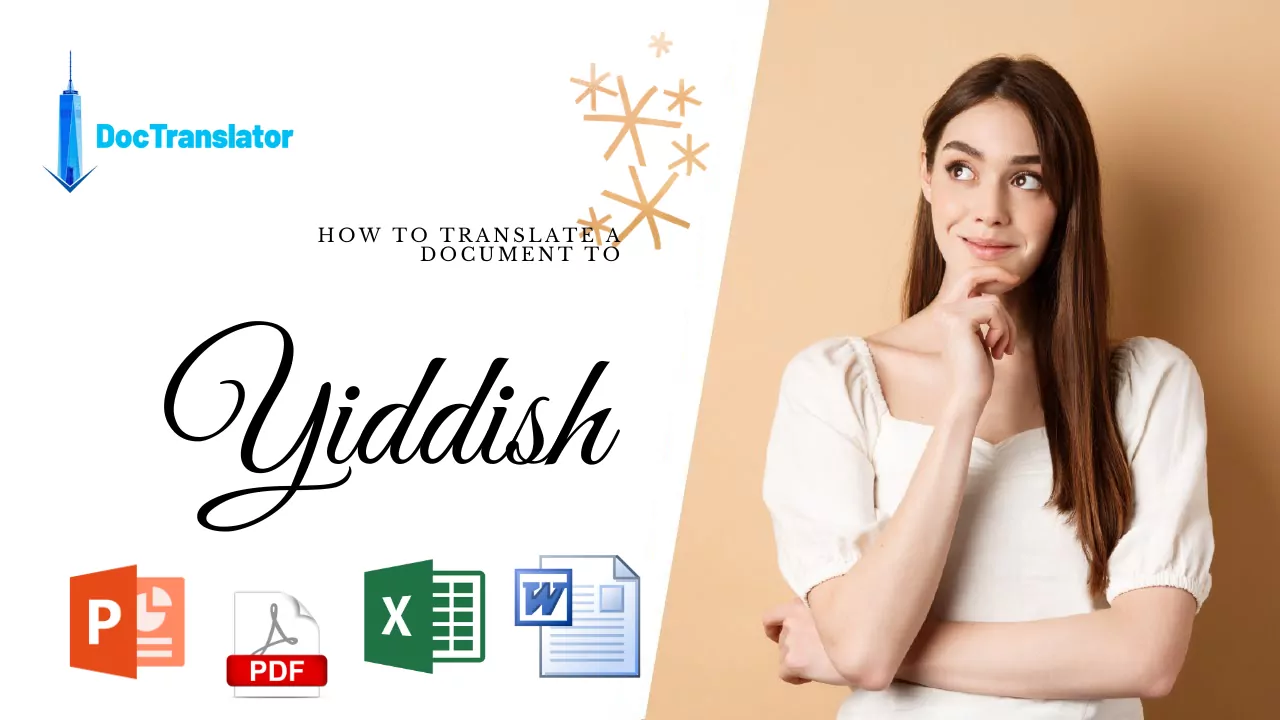 Übersetzen Sie PDF in Jiddisch
