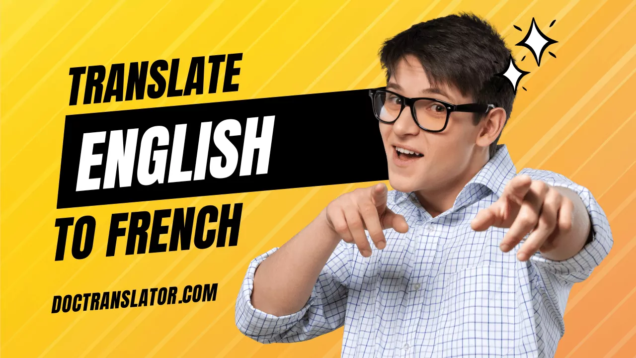 แปลภาษาอังกฤษเป็นภาษาฝรั่งเศส
