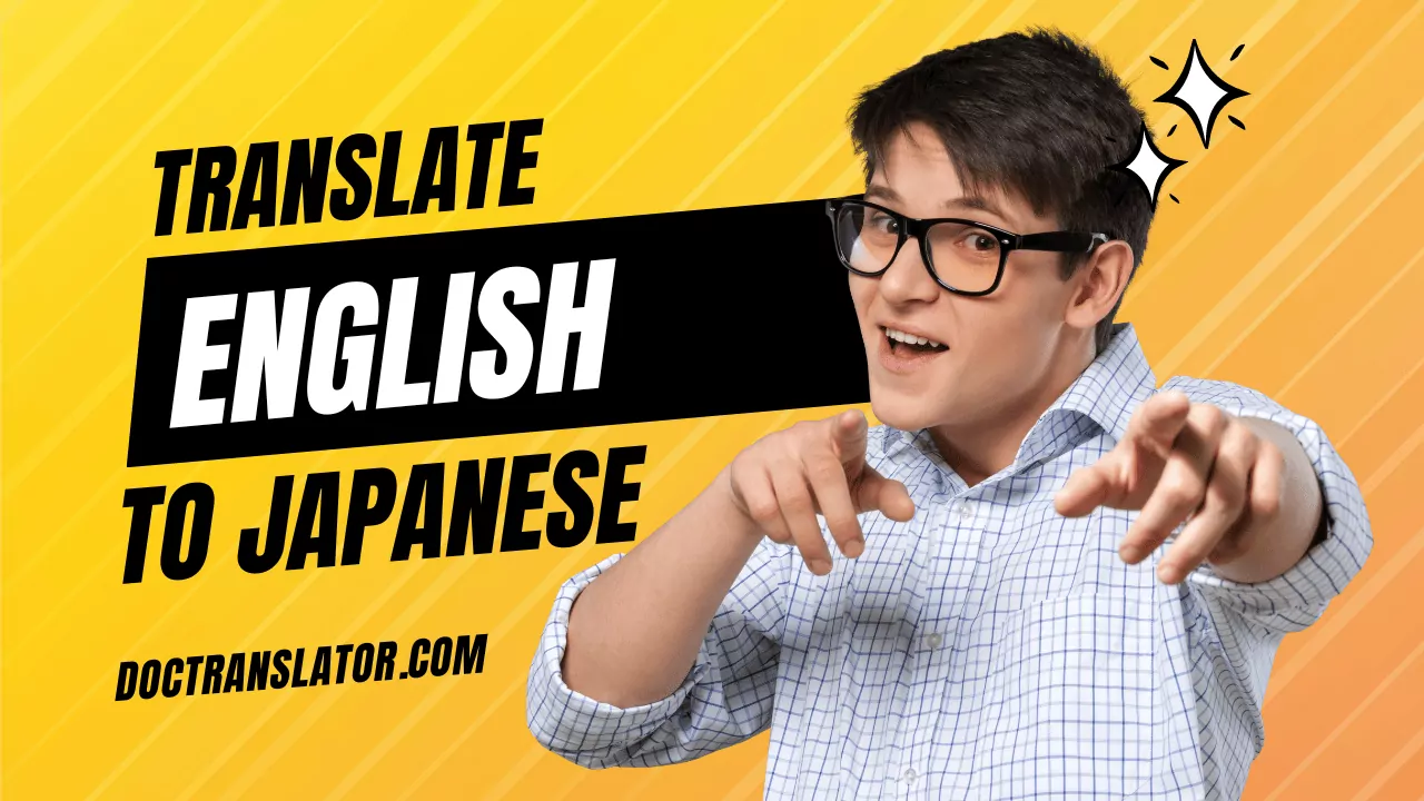 Przetłumacz online z angielskiego na japoński