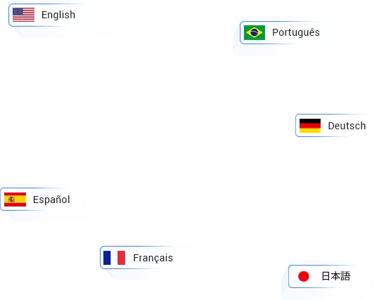在线翻译的语言选项